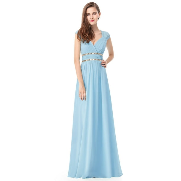 Ever-Pretty Long V-neck Evening Dresses Beaded Wedding Bridesmaid Dresses 08697 Ever-Pretty Long V-neck Evening Dresses Beaded Wedding Bridesmaid Dresses 08697